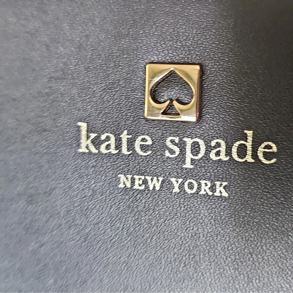Kate Spade NY Sawyer St Small Black Crossbody Bag Gold Hardware Zip Chain Strap - Picture 6 of 13